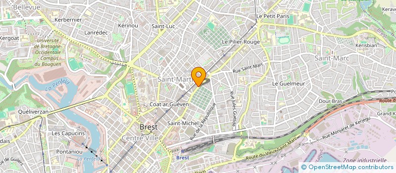 localisation de l'entreprise MONSIEUR NICOLAS FORTIN à BREST