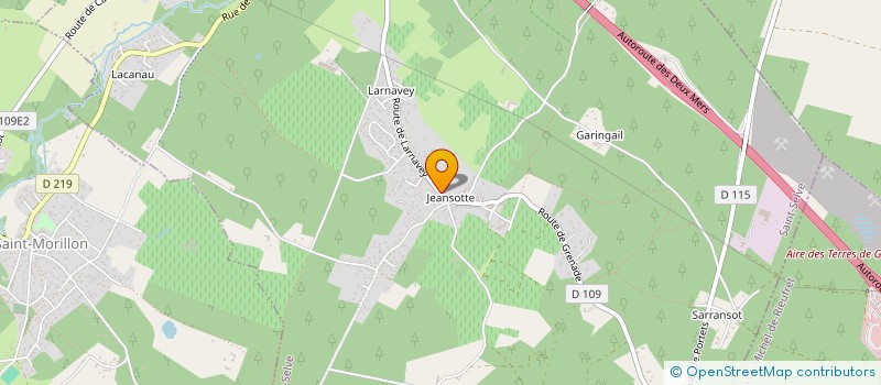 localisation de l'entreprise MONSIEUR NICOLAS FORTIN  SAINT-SELVE