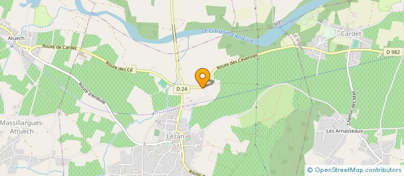 localisation de l'entreprise MONSIEUR NICOLAS FOSSAT  LEZAN