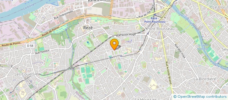 localisation de l'entreprise MONSIEUR NICOLAS FOUCAUD  REZE