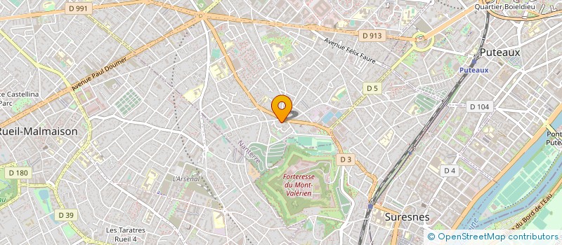 localisation de l'entreprise MONSIEUR NICOLAS FOUCAULT  NANTERRE