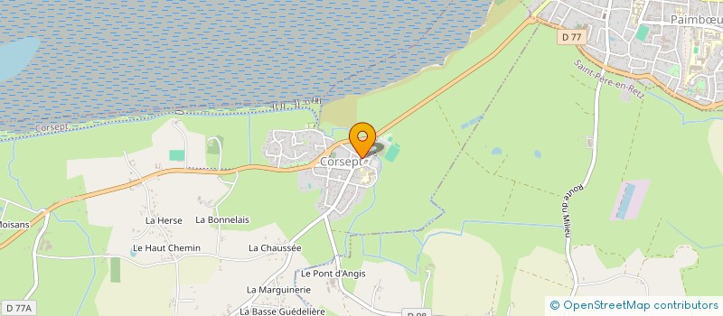 localisation de l'entreprise MONSIEUR NICOLAS FOUCHER  CORSEPT