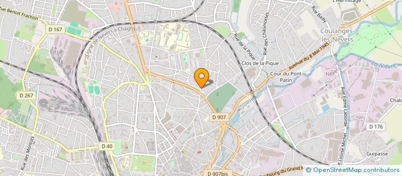localisation de l'entreprise MONSIEUR NICOLAS FOUCRIER à NEVERS
