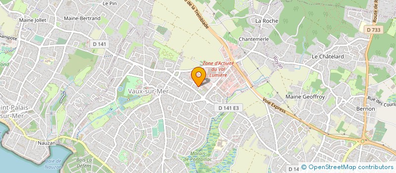 localisation de l'entreprise MONSIEUR NICOLAS FOULQUES  VAUX-SUR-MER