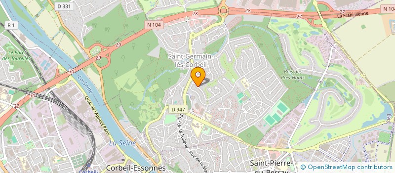 localisation de l'entreprise MONSIEUR NICOLAS FOUQUET  SAINT-GERMAIN-LES-CORBEIL