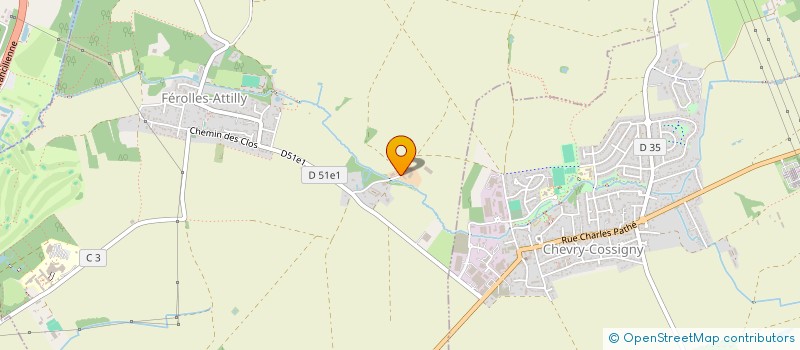 localisation de l'entreprise MONSIEUR NICOLAS FOURCHET  FEROLLES-ATTILLY