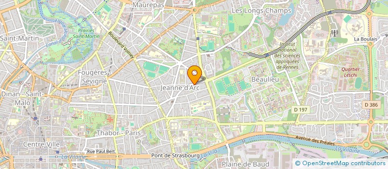 localisation de l'entreprise MONSIEUR NICOLAS FOURE  RENNES