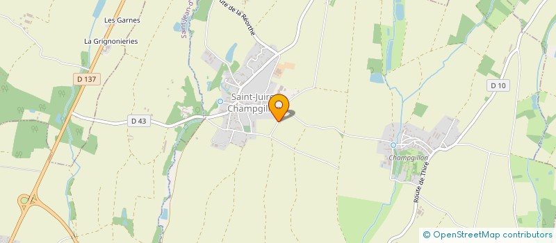 localisation de l'entreprise MONSIEUR NICOLAS FOURETIER  SAINT-JUIRE-CHAMPGILLON