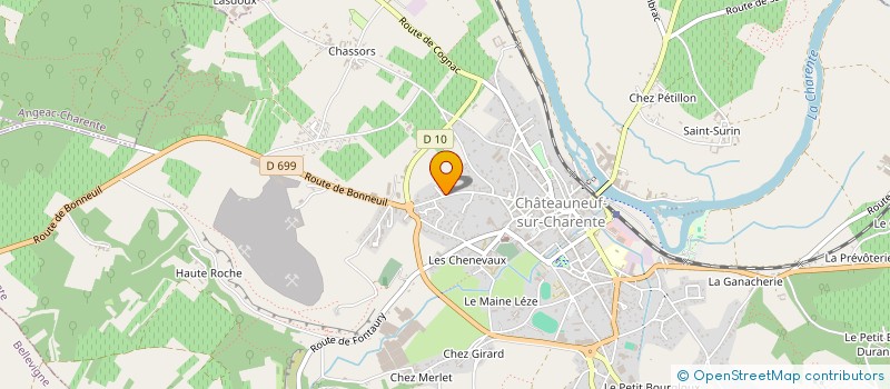 localisation de l'entreprise MONSIEUR NICOLAS FOURMACHAT à CHATEAUNEUF-SUR-CHARENTE