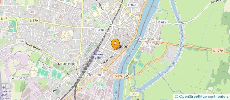 localisation de l'entreprise MONSIEUR NICOLAS FOURMANN à MACON