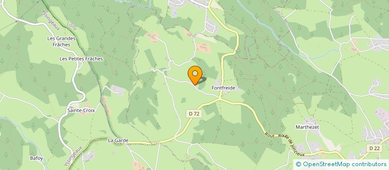 localisation de l'entreprise MONSIEUR NICOLAS FOURNEL  SAINT-GENEST-MALIFAUX