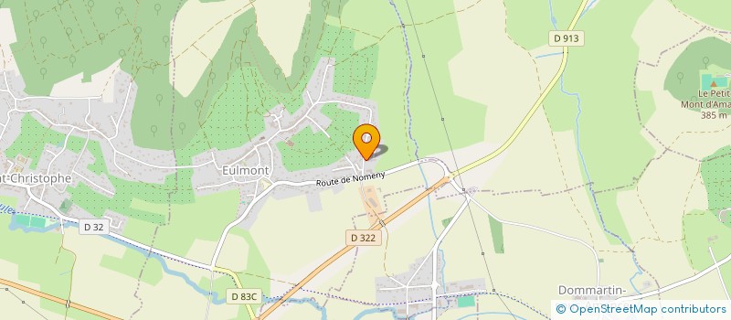 localisation de l'entreprise MONSIEUR NICOLAS FOURNELLE  EULMONT