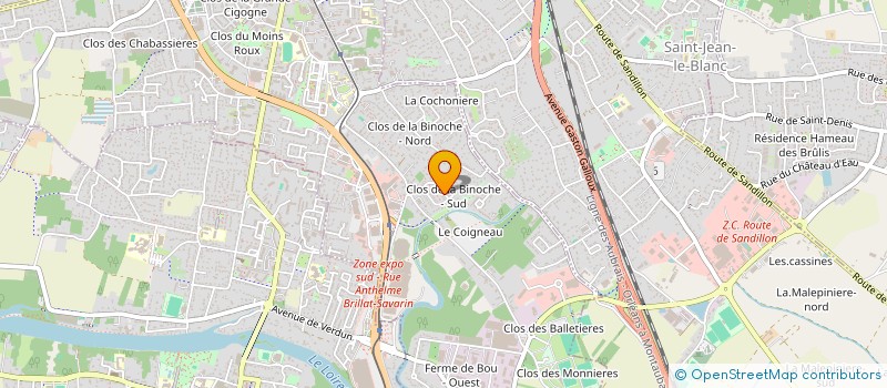localisation de l'entreprise MONSIEUR NICOLAS FOURNIER à ORLEANS