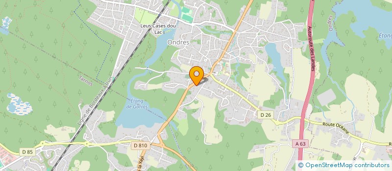 localisation de l'entreprise MONSIEUR NICOLAS FOURNIER-CHAVEPEYRE  ONDRES