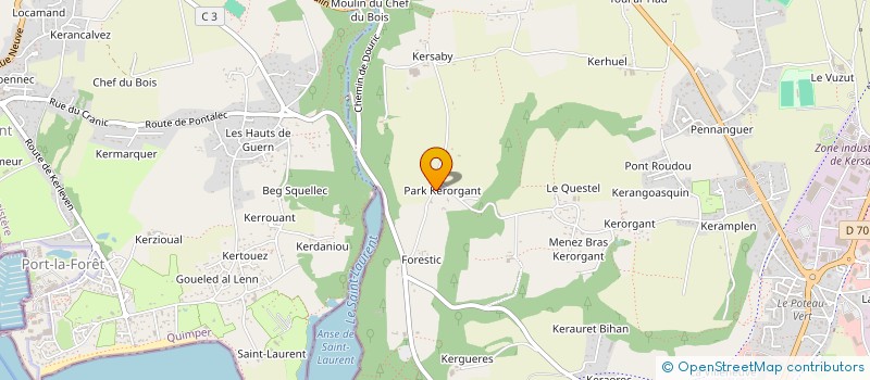 localisation de l'entreprise MONSIEUR NICOLAS FOURQUET à CONCARNEAU