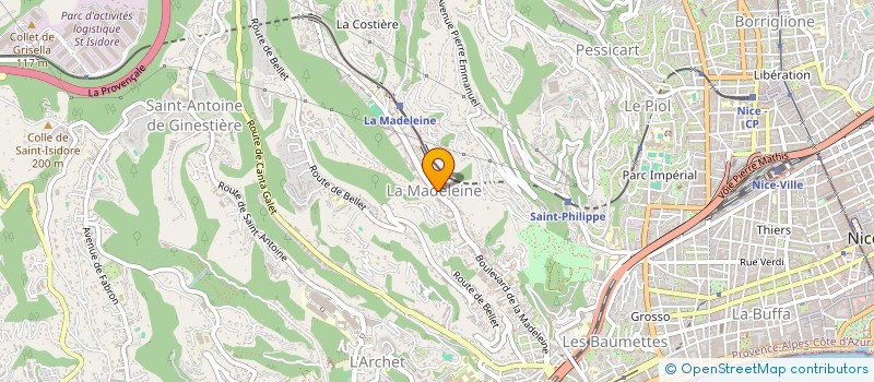 localisation de l'entreprise MONSIEUR NICOLAS FOURRIER à NICE