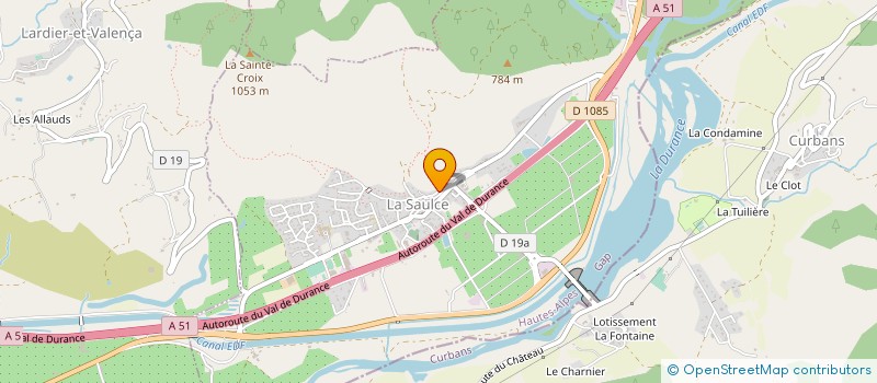 localisation de l'entreprise MONSIEUR NICOLAS FRAGIACOMO  LA SAULCE