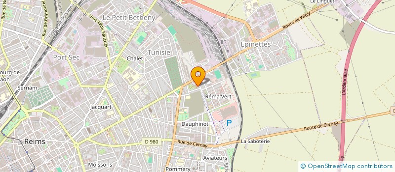 localisation de l'entreprise MONSIEUR NICOLAS FRANCO GONZALEZ  REIMS