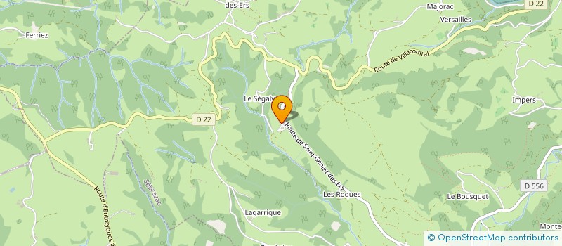 localisation de l'entreprise MONSIEUR NICOLAS FRANQUES  SEBRAZAC