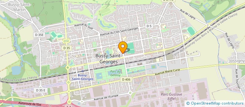 localisation de l'entreprise MONSIEUR NICOLAS FRANZI  BUSSY-SAINT-GEORGES