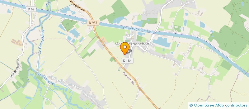 localisation de l'entreprise MONSIEUR NICOLAS FREVIN  MONT-BERNANCHON