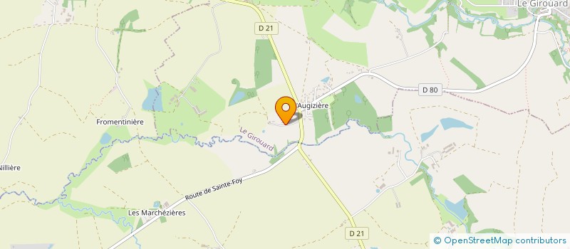 localisation de l'entreprise MONSIEUR NICOLAS FRIBAULT  LE GIROUARD