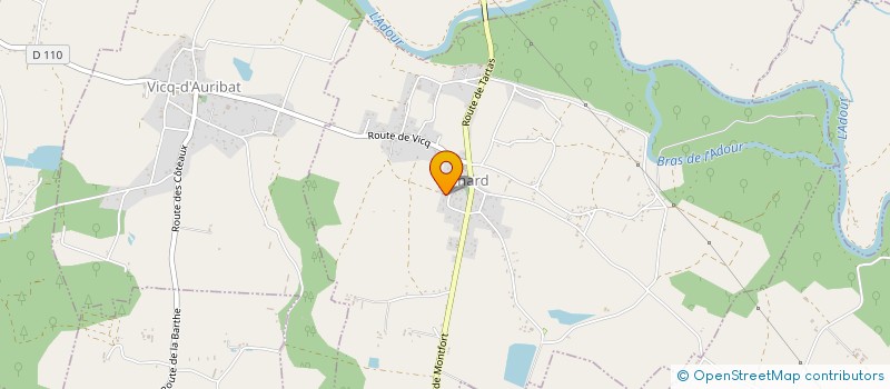 localisation de l'entreprise MONSIEUR NICOLAS FRIBOULET  ONARD