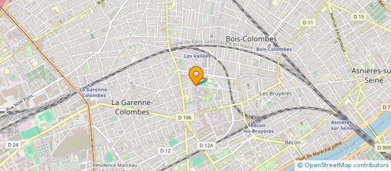 localisation de l'entreprise MONSIEUR NICOLAS FRIDERICH à BOIS-COLOMBES