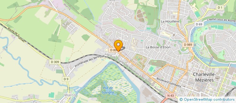 localisation de l'entreprise MONSIEUR NICOLAS FRITZINGER  WARCQ