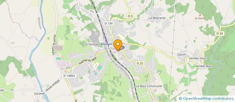 localisation de l'entreprise MONSIEUR NICOLAS FROIDEFOND à BRIVE-LA-GAILLARDE
