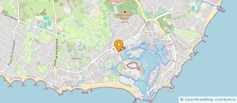 localisation de l'entreprise MONSIEUR NICOLAS FROMENT  AGDE