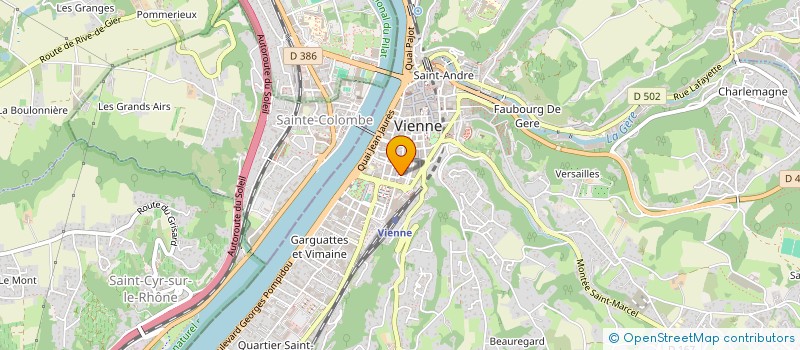 localisation de l'entreprise MONSIEUR NICOLAS FROMENTOUX  VIENNE