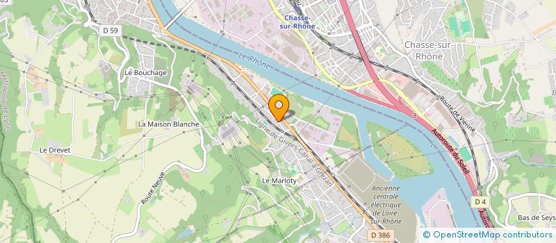 localisation de l'entreprise MONSIEUR NICOLAS FROMENTOUX  GIVORS