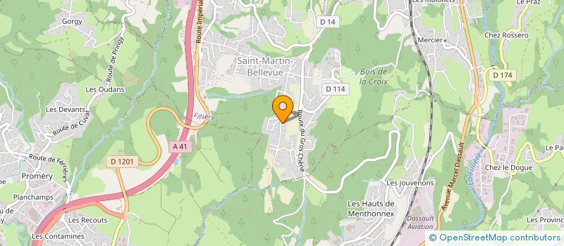 localisation de l'entreprise MONSIEUR NICOLAS FROTIN à ANNECY