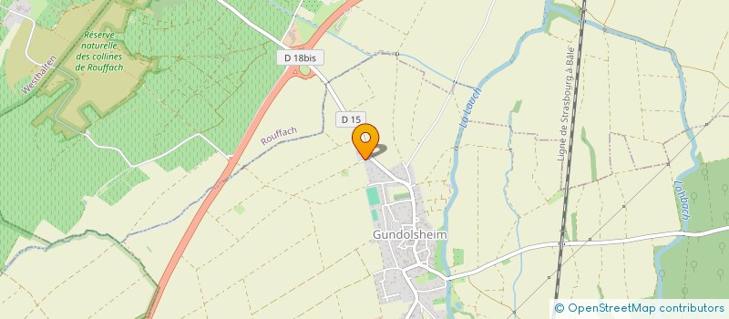 localisation de l'entreprise MONSIEUR NICOLAS FUCHS  GUNDOLSHEIM