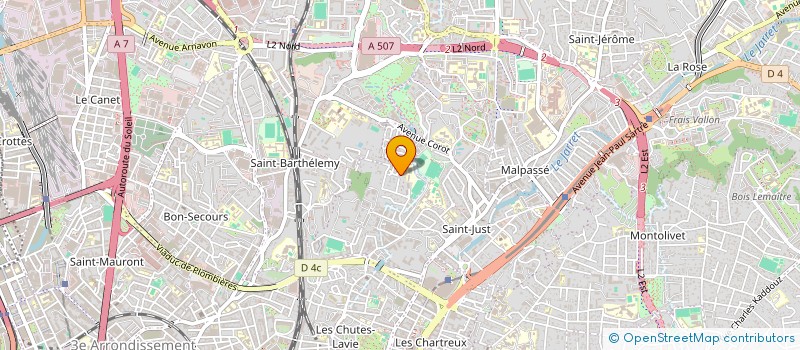localisation de l'entreprise MONSIEUR NICOLAS FUENTES  MARSEILLE