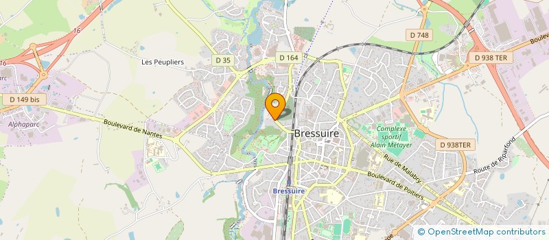 localisation de l'entreprise MONSIEUR NICOLAS GABARD  BRESSUIRE