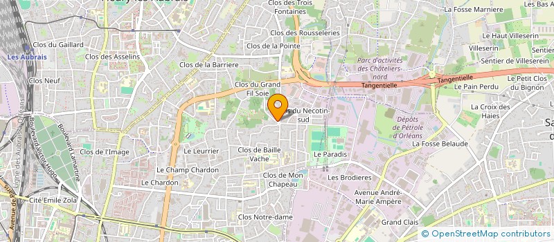 localisation de l'entreprise MONSIEUR NICOLAS GABEAU à ORLEANS