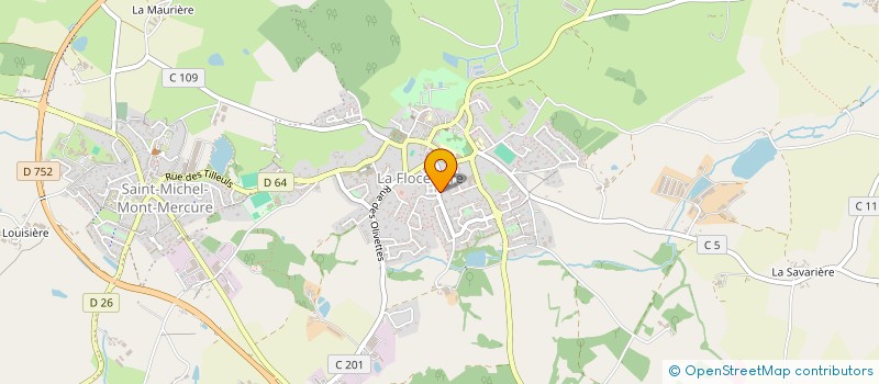 localisation de l'entreprise MONSIEUR NICOLAS GABORIEAU à SEVREMONT
