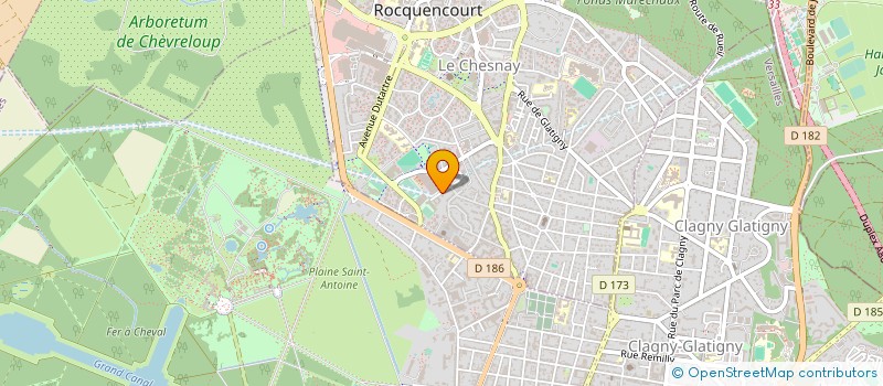 localisation de l'entreprise MONSIEUR NICOLAS GABRIEL  LE CHESNAY-ROCQUENCOURT