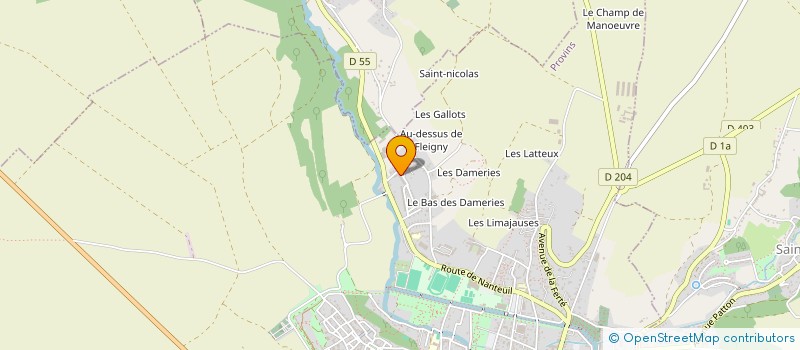 localisation de l'entreprise MONSIEUR NICOLAS GABRIEL BERN PERRET  PROVINS