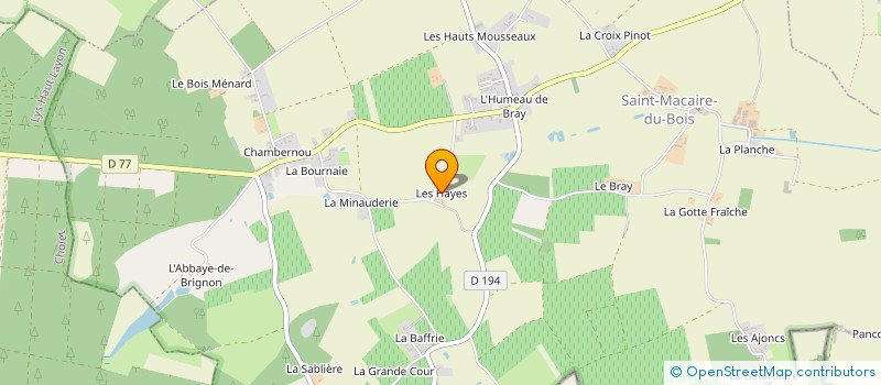 localisation de l'entreprise MONSIEUR NICOLAS GACHELIN  SAINT-MACAIRE-DU-BOIS