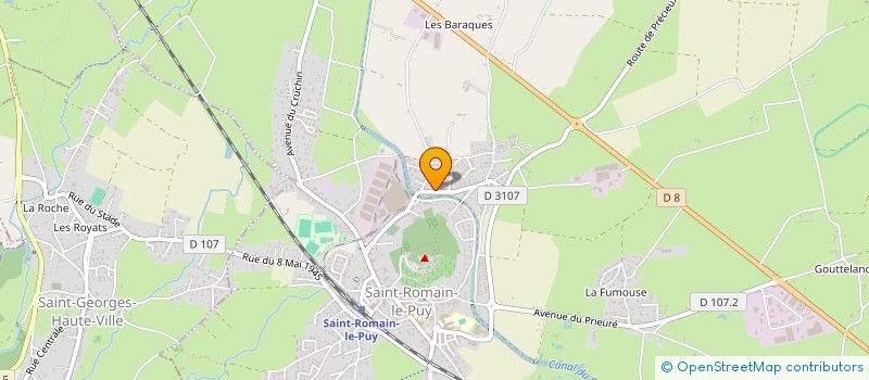 localisation de l'entreprise MONSIEUR NICOLAS GACON à SAINT-ROMAIN-LE-PUY