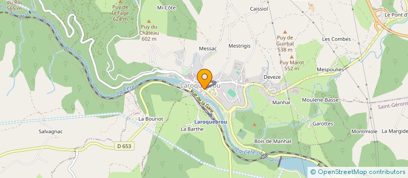 localisation de l'entreprise MONSIEUR NICOLAS GADEN à LAROQUEBROU