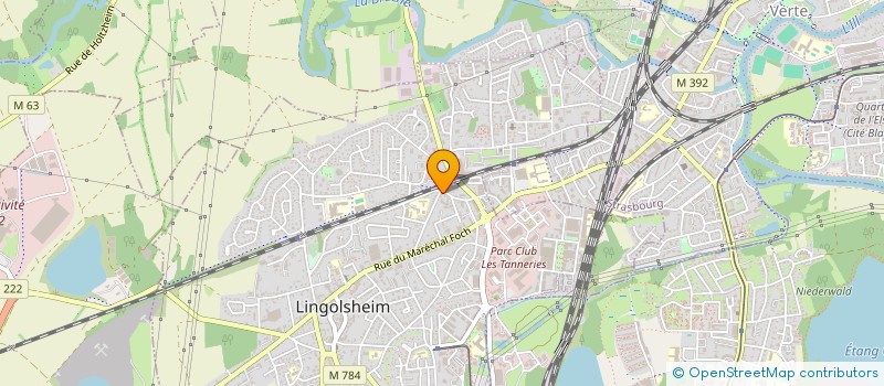 localisation de l'entreprise MONSIEUR NICOLAS GAETANI  LINGOLSHEIM