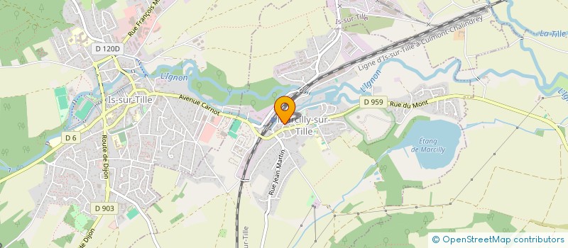 localisation de l'entreprise MONSIEUR NICOLAS GAFFIERO  MAREY-SUR-TILLE