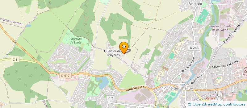 localisation de l'entreprise MONSIEUR NICOLAS GAGNEUX  CHAVANOZ