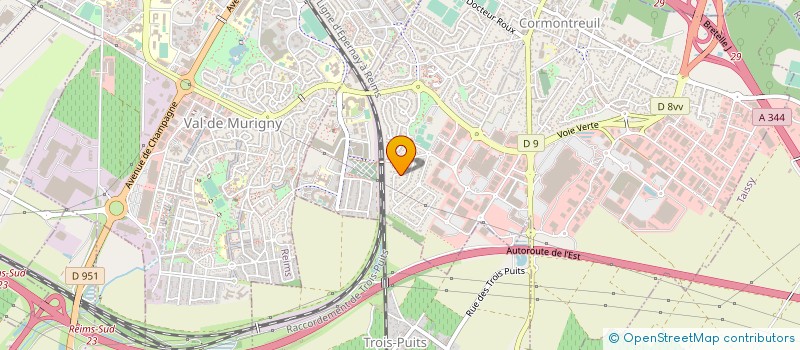 localisation de l'entreprise MONSIEUR NICOLAS GAGNON  CORMONTREUIL