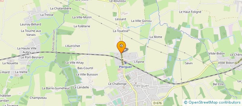 localisation de l'entreprise MONSIEUR NICOLAS GAILLARD  PLERGUER