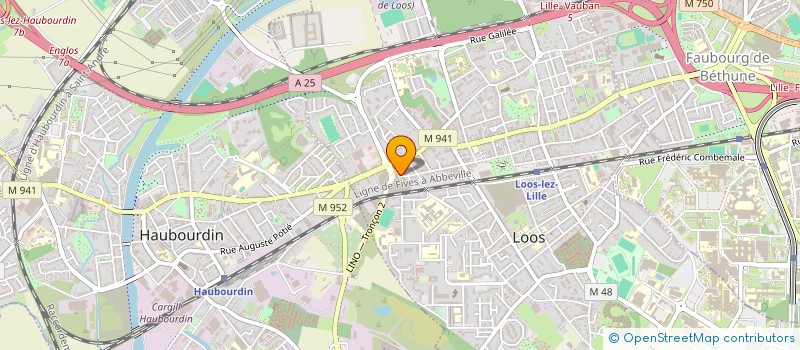 localisation de l'entreprise MONSIEUR NICOLAS GAILLARD  LOOS